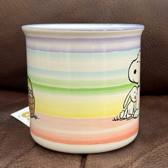 Snoopy with Easter Bunny - Peanuts Ceramic Mug - Picture 9 of 10